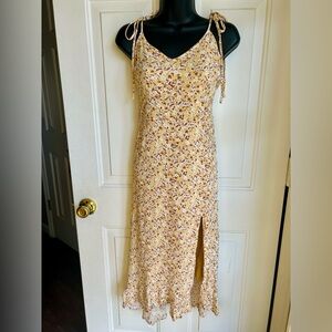 Abercrombie & Fitch Floral Yellow Dress